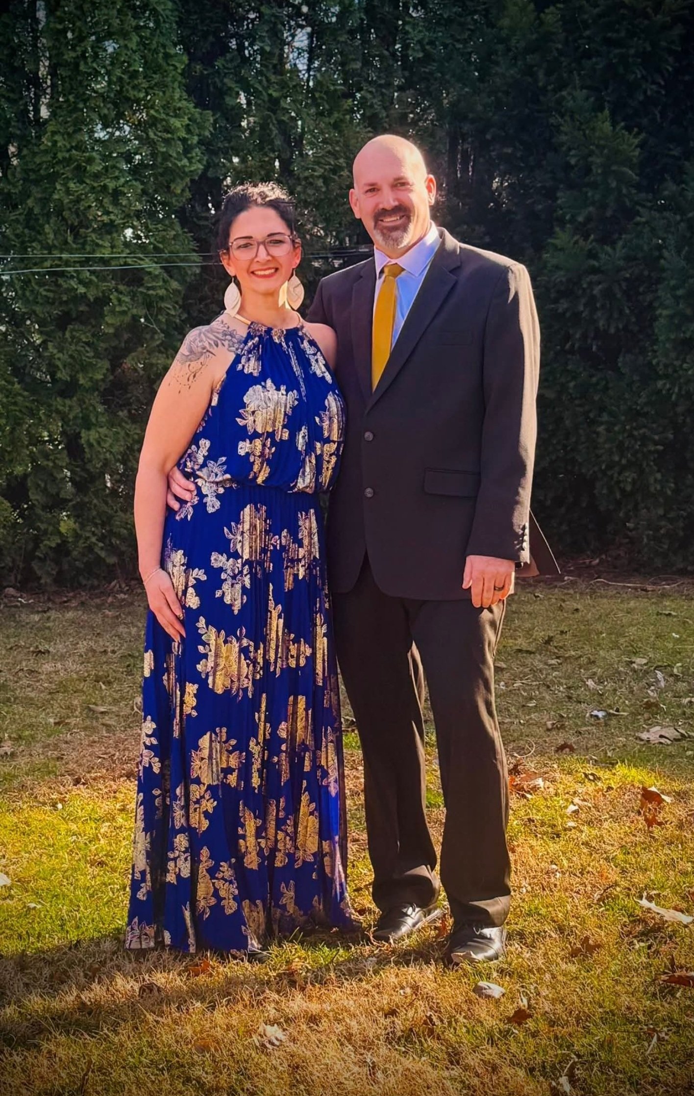 Howie Wissler, founder of HowieWissler24 Custom Songs and Music, pictured with his wife